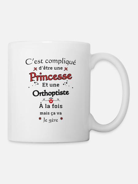 Prinzessin Orthoptistin - Tasse - Weiß