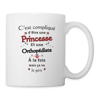 Princesse Orthopédiste - Mug blanc - blanc - Droite