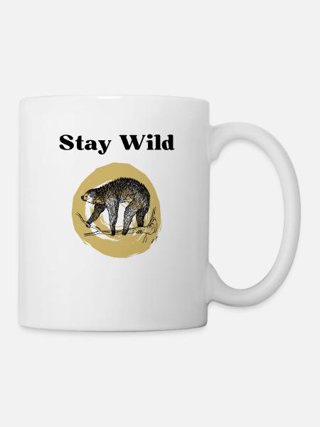Stay Wild - Tasse - Weiß