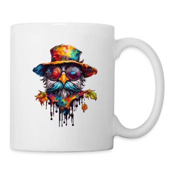Vogelscheuche / Erntehelfer / Maisfeld / Feld - Tasse - Weiß - Rechts