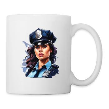 Polizei / Einsatz / Beruf / Job / Einsatzkräfte - Tasse - Weiß - Rechts