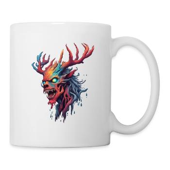 Wendigo / böser Geist / Besitzergreifend / Horror - Tasse - Weiß - Rechts