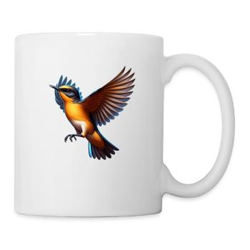 Hübscher Eisvogel - Tasse - Weiß - Rechts