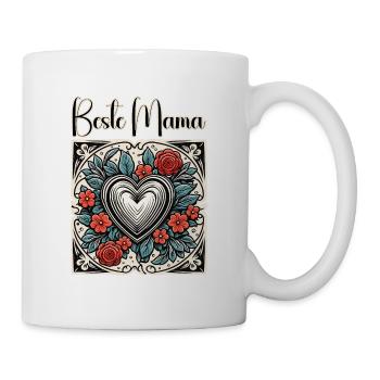 Heart / Mother's Day / Love / Holidays / Love - Mug - white - Right