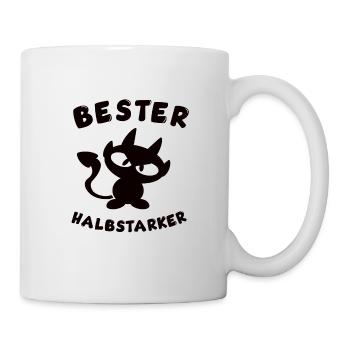 Cool meilleur design mi-fort - Mug blanc - blanc - Droite