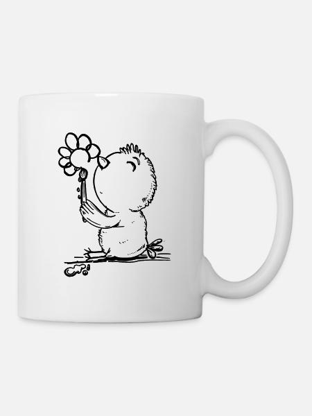petit poussin mignon - Mug blanc - blanc