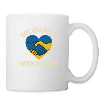 Solidarity with Ukraine - Mug - white - Right