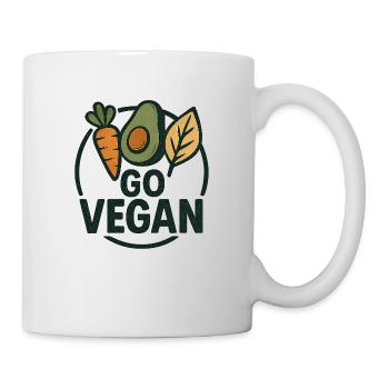 Passez au véganisme - Mug blanc - blanc - Droite