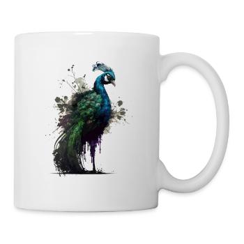 Watercolor Peacock - Mug - white - Right