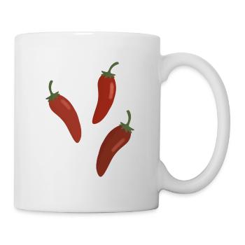 Chilischoten - Tasse - Weiß - Rechts
