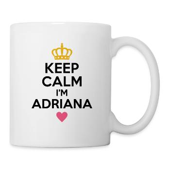 Keep Calm Adriana Heart - Mug - white - Right