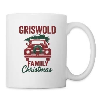Family Christmas Truck - Tasse - Weiß - Rechts
