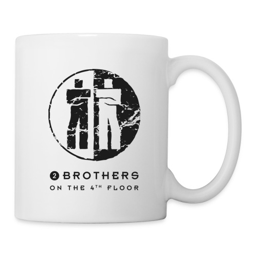 2 Brothers Black text - Mug