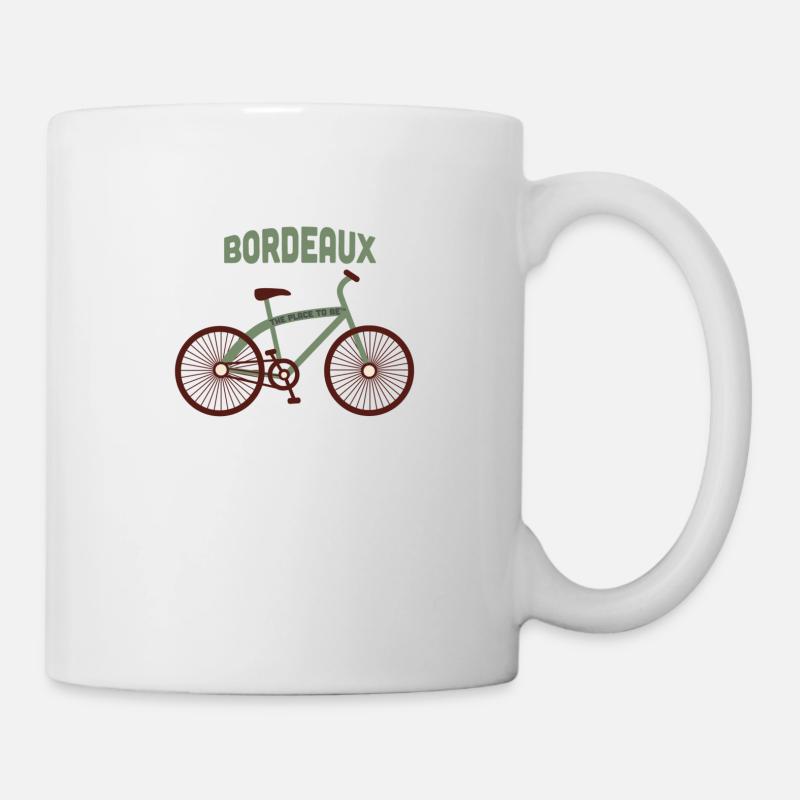 Velo -Bordeaux - Mug blanc - blanc