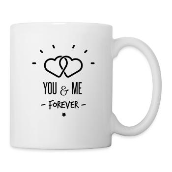 you & me forever - Mug - white - Right