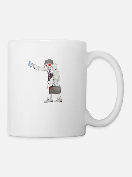 Collection Zombie: Costume Zombie - Mug blanc - blanc