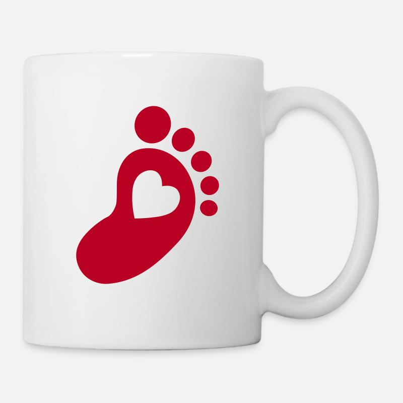 Baby foot - Mug - white