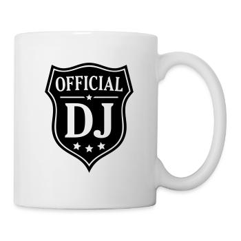 DJ Deejay Disc jockey Discjockey - Tasse - Weiß - Rechts