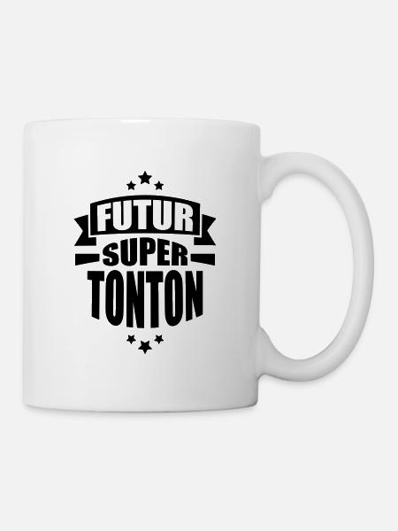 annonce grossesse futur super tonton - Mug blanc - blanc