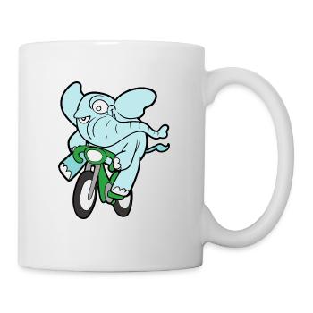 Cute Funny Cool Elephant Elephant - Mug - white - Right