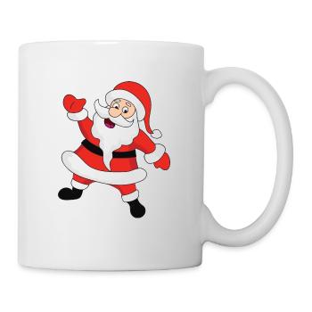Motif de Noël drôle - Mug blanc - blanc - Droite