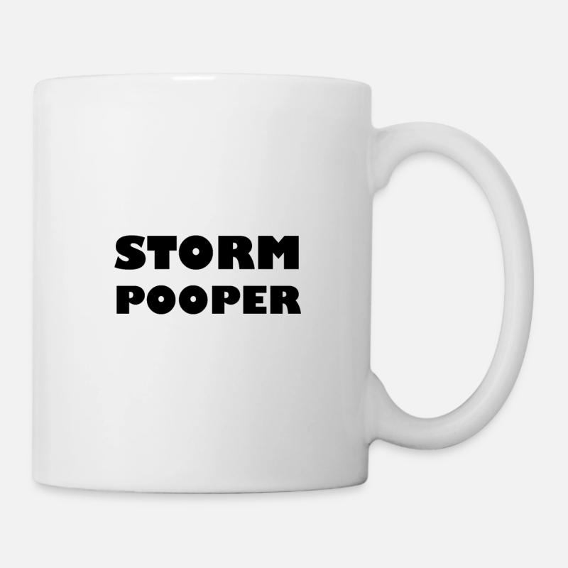 Storm Pooper - Tasse - Weiß