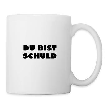 Du bist Schuld! - Tasse - Weiß - Rechts