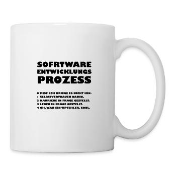 Processus de développement de logiciels - Mug blanc - blanc - Droite