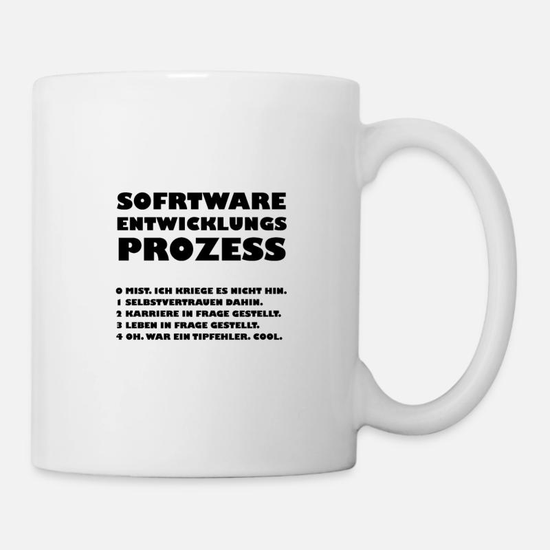 Processus de développement de logiciels - Mug blanc - blanc