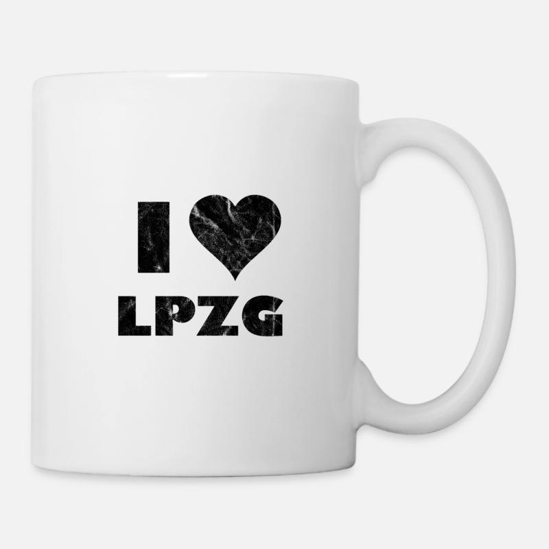 Leipzig! I love Leipzig - Tasse - Weiß