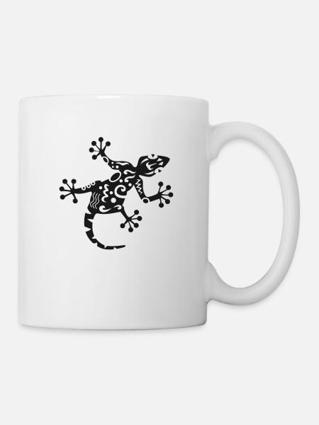 lezard - Mug blanc - blanc