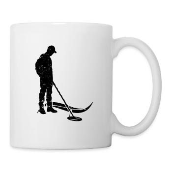 Sondler Detektor Sondeln Sondengänger Geschenk - Tasse - Weiß - Rechts
