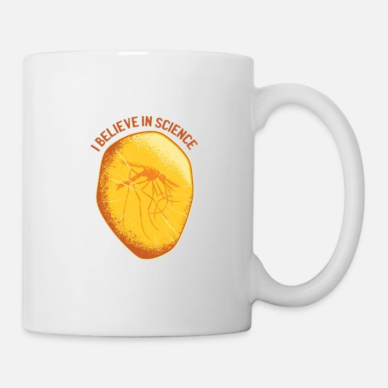 amber mosquito Mücke Moskito Bernstein science - Tasse - Weiß