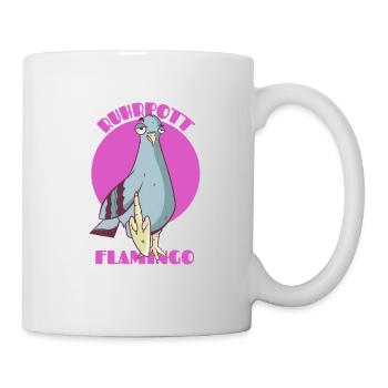 Ruhrpottflamingo Ruhrpott Flamingo Gelsenkirchen - Tasse - Weiß - Rechts