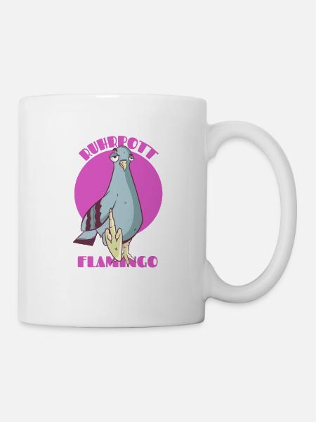 Ruhrpottflamingo Ruhrpott Flamingo Gelsenkirchen - Tasse - Weiß