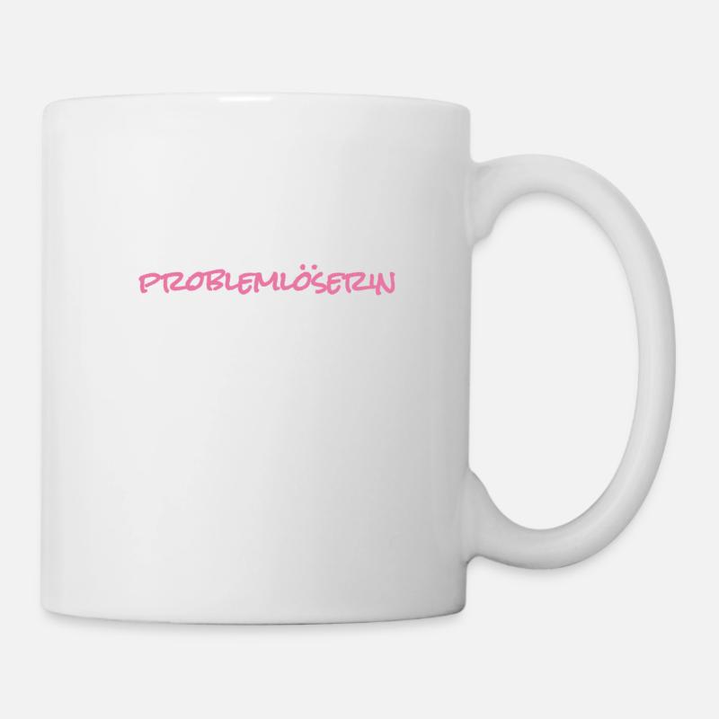Problemlöserin Problemlöser - Tasse - Weiß