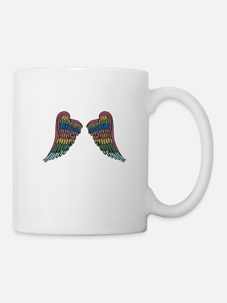 Angel wings angels wings angel angels - Mug - white