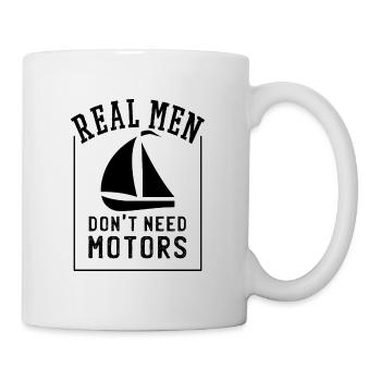 Bateau propriétaire de bateau voile voile bateaux naviguer - Mug blanc - blanc - Droite