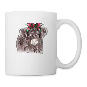 Highland Baby Cow - Mug - white - Right