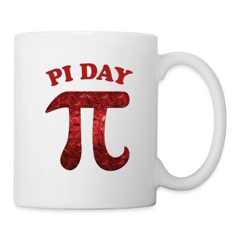 Pi Jour - Mug blanc - blanc - Droite
