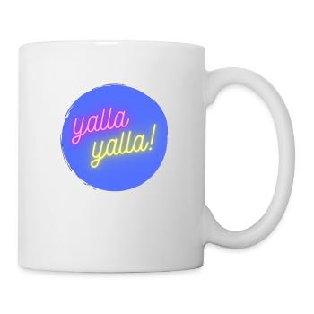 Yalla, t-shirt arabe - Mug blanc - blanc - Droite