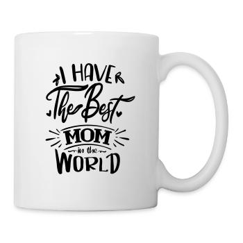 i have the best mom in the world - Mug blanc - blanc - Droite