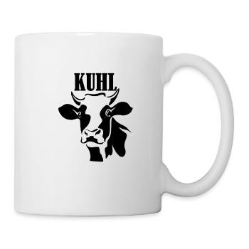 Kuhl Bauer Feld Traktor Landleben Geschenk - Tasse - Weiß - Rechts