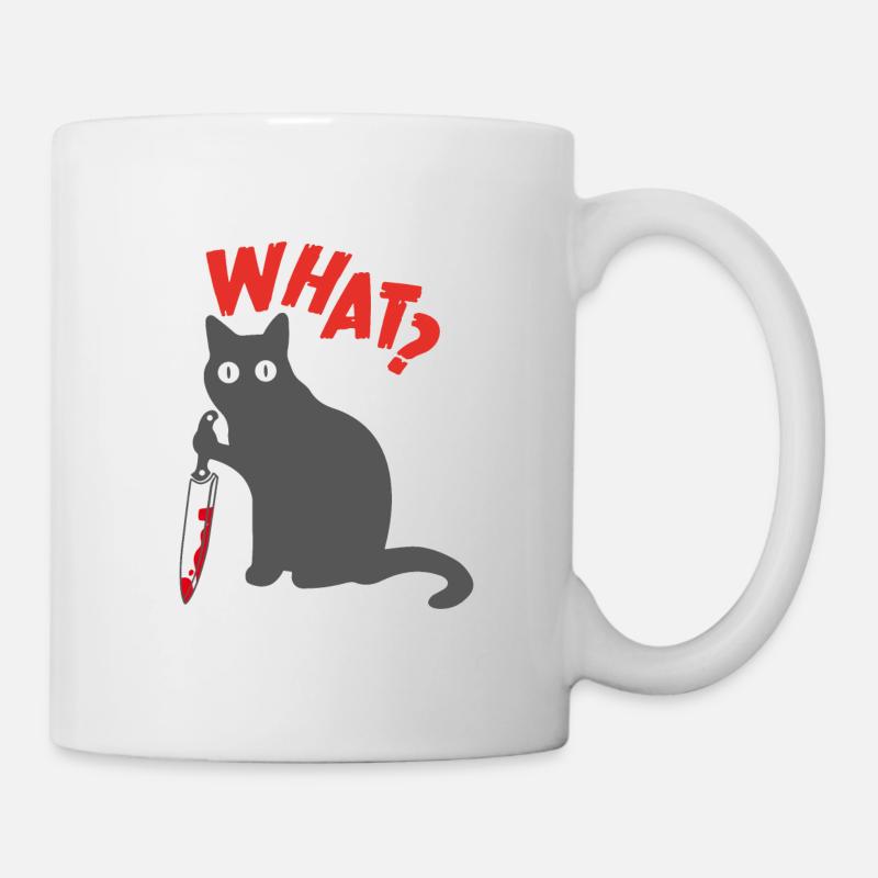 What Geschenk Katze Haustiere Kinder Tiere - Tasse - Weiß