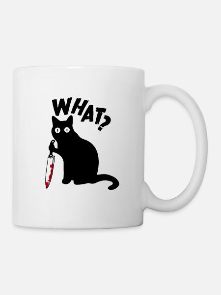 What Geschenk Katze Haustiere Kinder Tiere - Tasse - Weiß