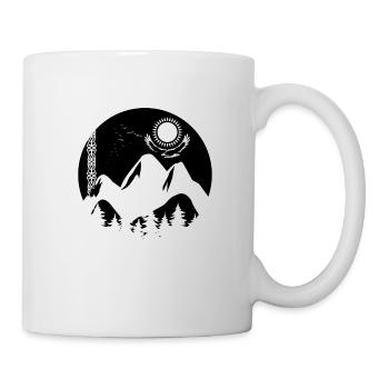 Ornament drapeau cadeau Kazakhstan République - Mug blanc - blanc - Droite