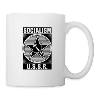 Socialism Marteau et faussaire USSR URSS Cadeau - Mug blanc - blanc - Droite
