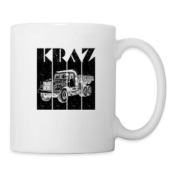 Vintage KrAZ camionneur soviétique profession USSR - Mug blanc - blanc - Droite