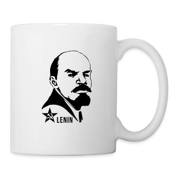Star Gift Silhouette Lenin USSR Marxism - Mug - white - Right