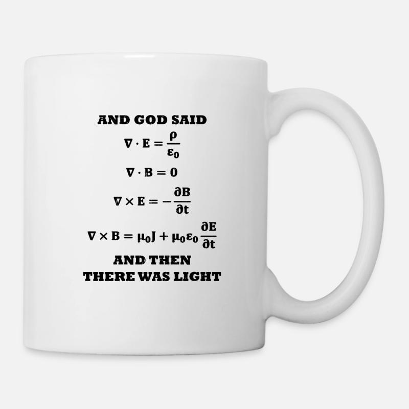 Physik Formel Gleichungen Physiker Geschenk - Tasse - Weiß